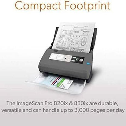 Ambir ImageScan Pro 820ix 20ppm High-Speed ADF Scanner for Windows PC and Mac - A-1 Thread Vault
