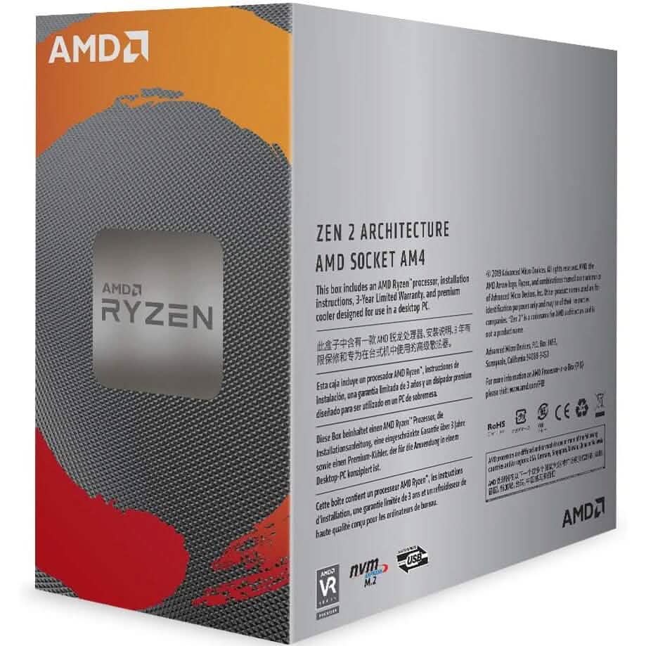 AMD Ryzen 5 3600 6-Core, 12-Thread Unlocked Desktop Processor with Wraith Stealth Cooler (Refurbished) - A-1 Thread Vault