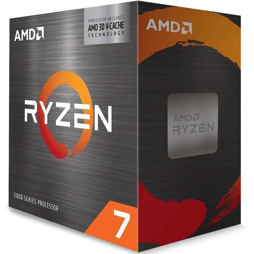 AMD Ryzen™ 7 5800X 8-core, 16-Thread Desktop Processor with AMD 3D V-Cache™ Technology (Refurbished) - A-1 Thread Vault