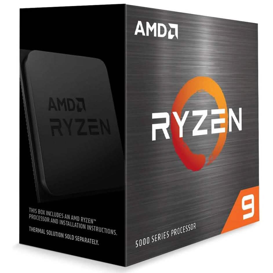 AMD Ryzen 9 5900X 12-core, 24-Thread Unlocked Desktop Processor (Refurbished) - A-1 Thread Vault