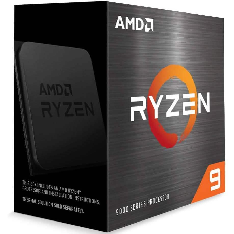 AMD Ryzen 9 5900X 12-core, 24-Thread Unlocked Desktop Processor (Refurbished) - A-1 Thread Vault