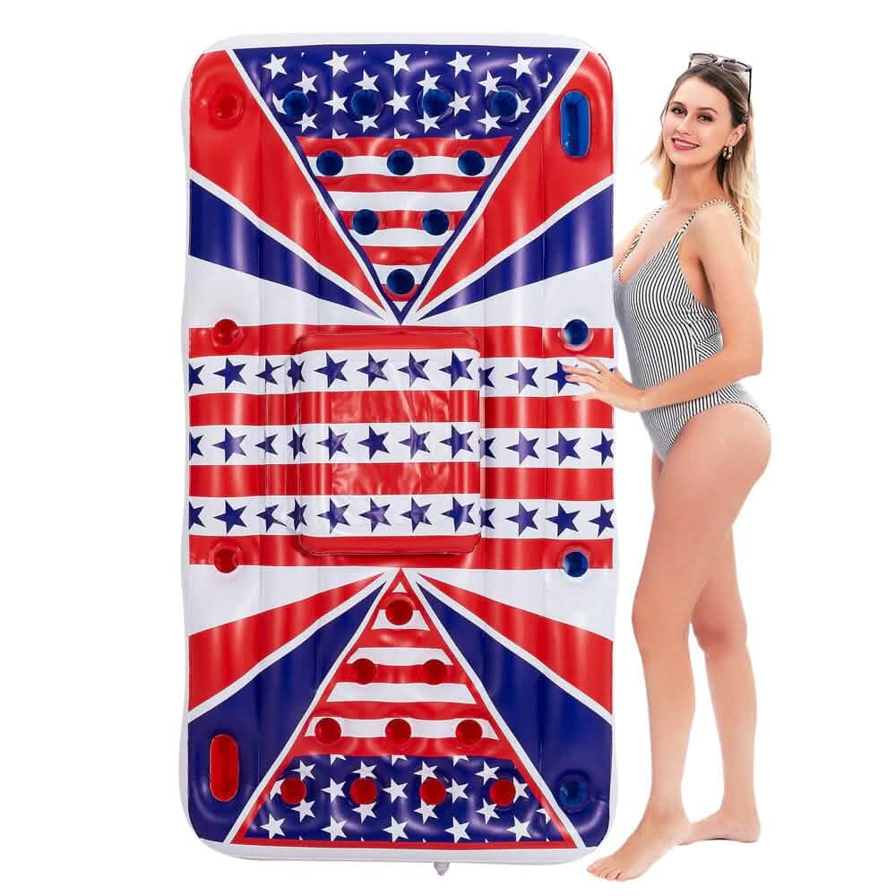 American Flag Beer Pong Cooler Float - A-1 Thread Vault