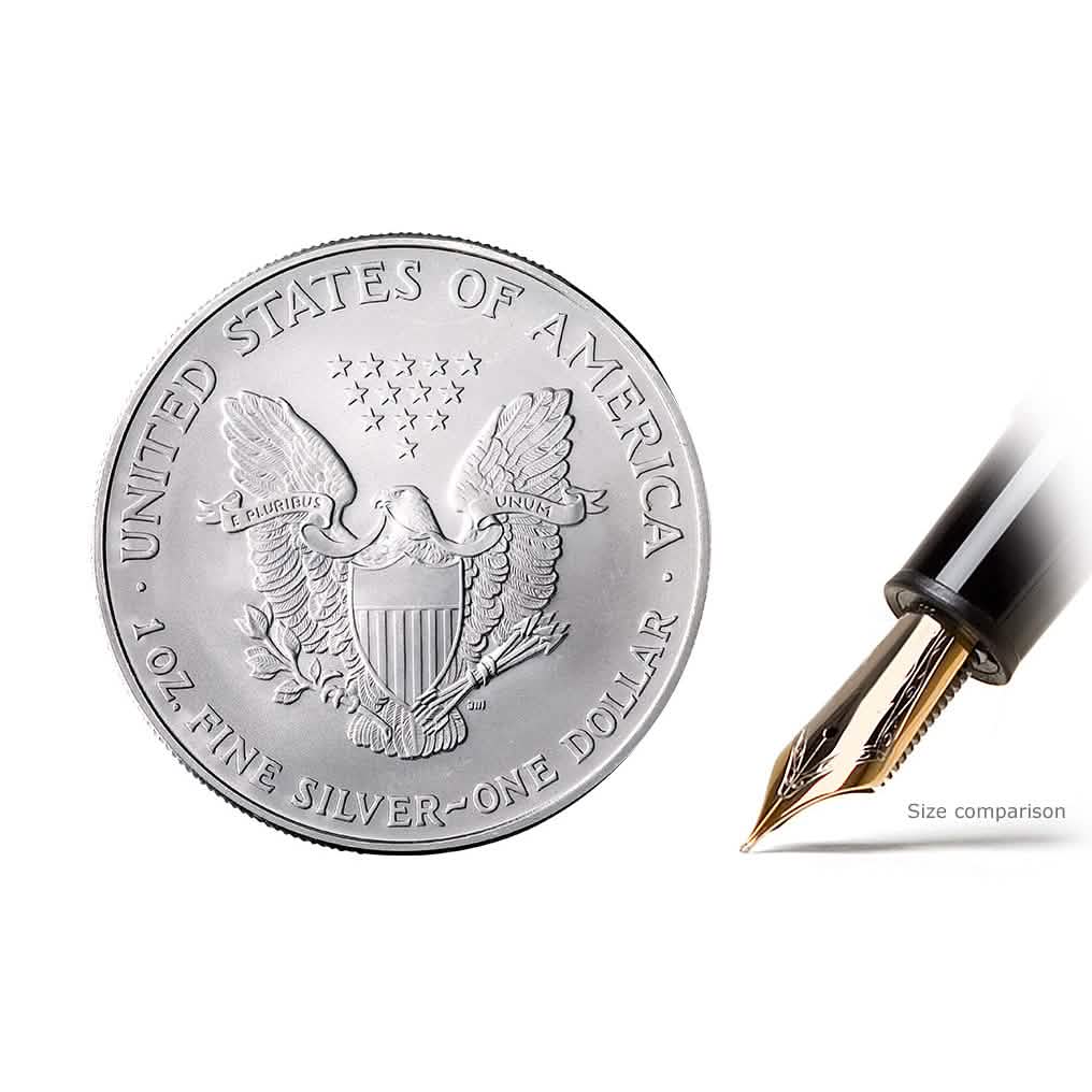 American Silver Eagle 1 oz Random Year - A-1 Thread Vault