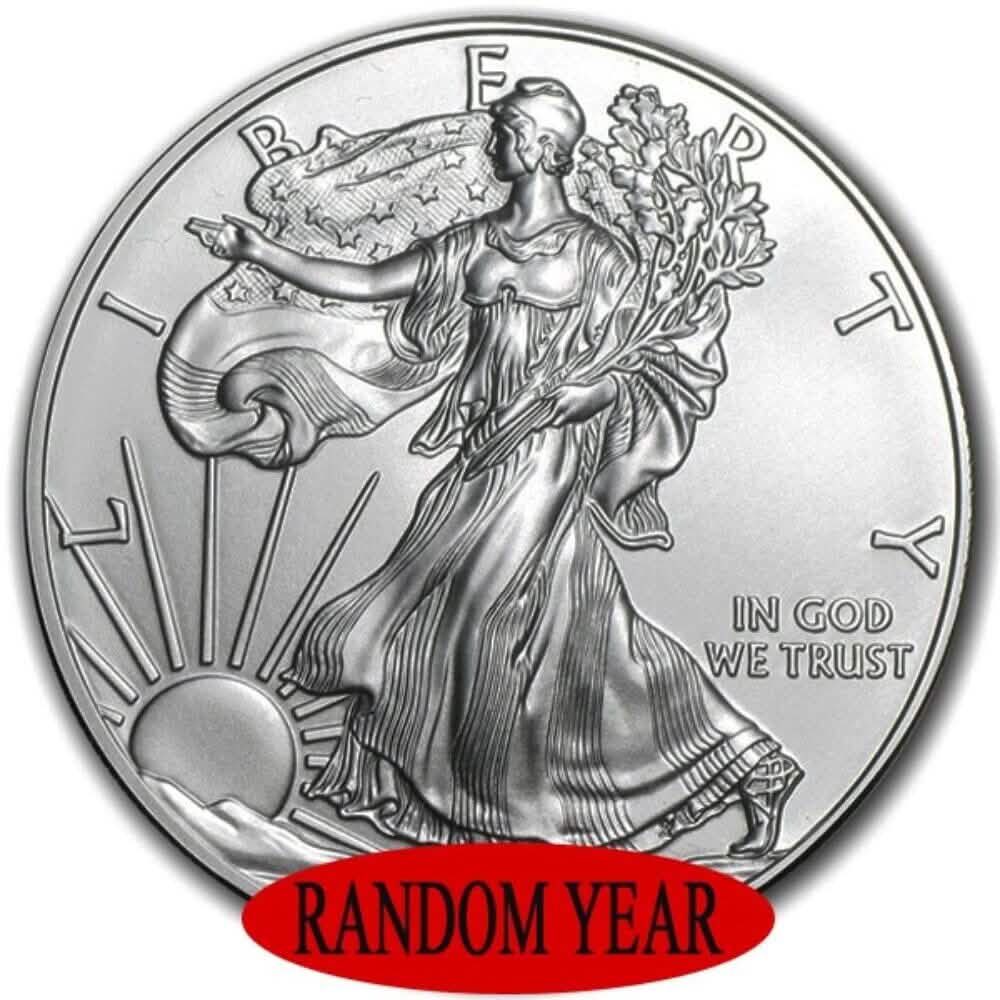 American Silver Eagle 1 oz Random Year - A-1 Thread Vault