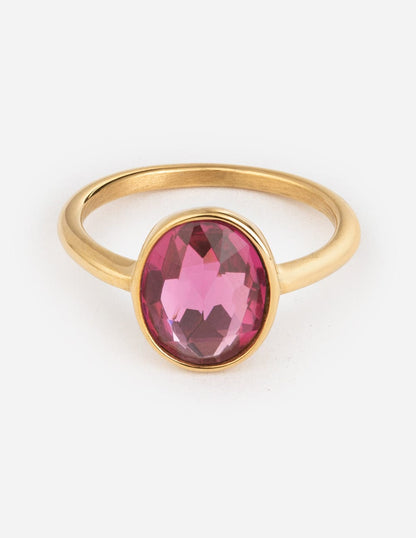 Amethyst Gemstone Ring - A-1 Thread Vault