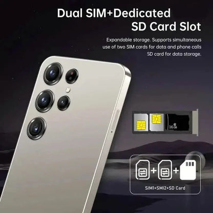 Android 13 5G Smartphone, 6.8-inch, Dual SIM, 4GB + 128GB, 48MP+108MP HD Camera - A-1 Thread Vault