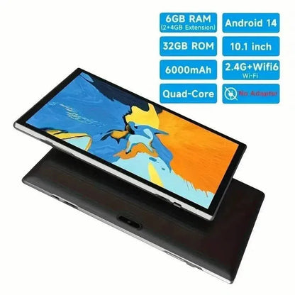 Android 14 10-Inch Tablet 2GB+4GB RAM + 32GB ROM + 1TB Expanded - A-1 Thread Vault