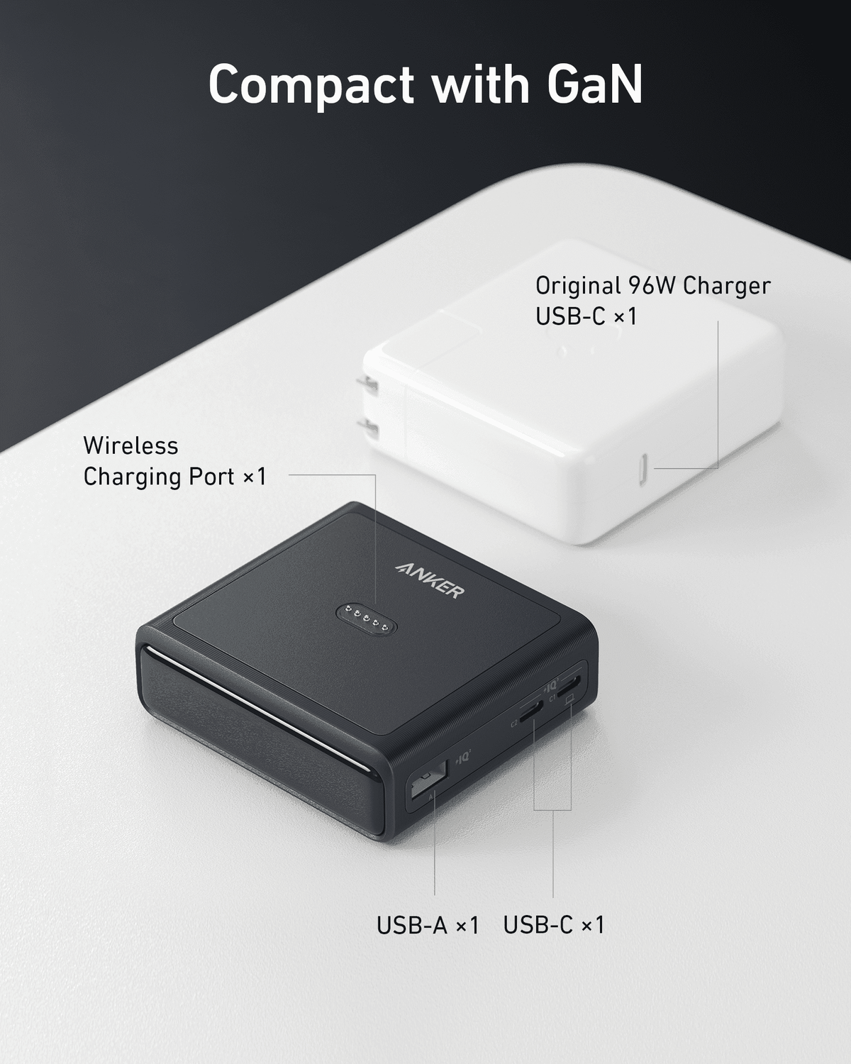 Anker 100W Charging Base for Anker Prime Power Bank - A-1 Thread Vault