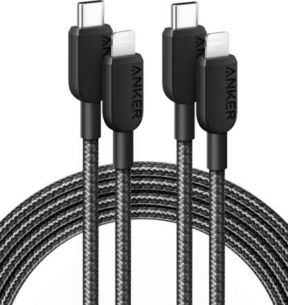 Anker <b>310</b> USB-C to Lightning Cable (6 ft, 2-Pack) - A-1 Thread Vault