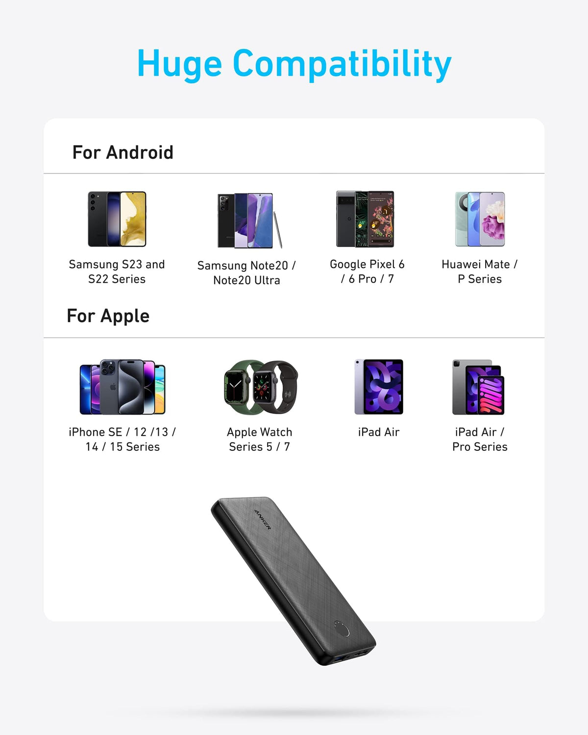 Anker <b>313</b> Power Bank (PowerCore 10K) - A-1 Thread Vault