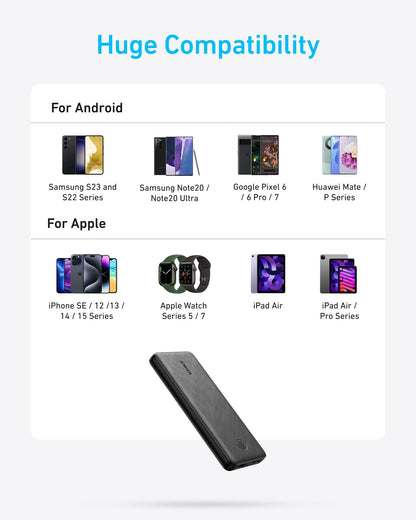 Anker <b>313</b> Power Bank (PowerCore 10K) - A-1 Thread Vault