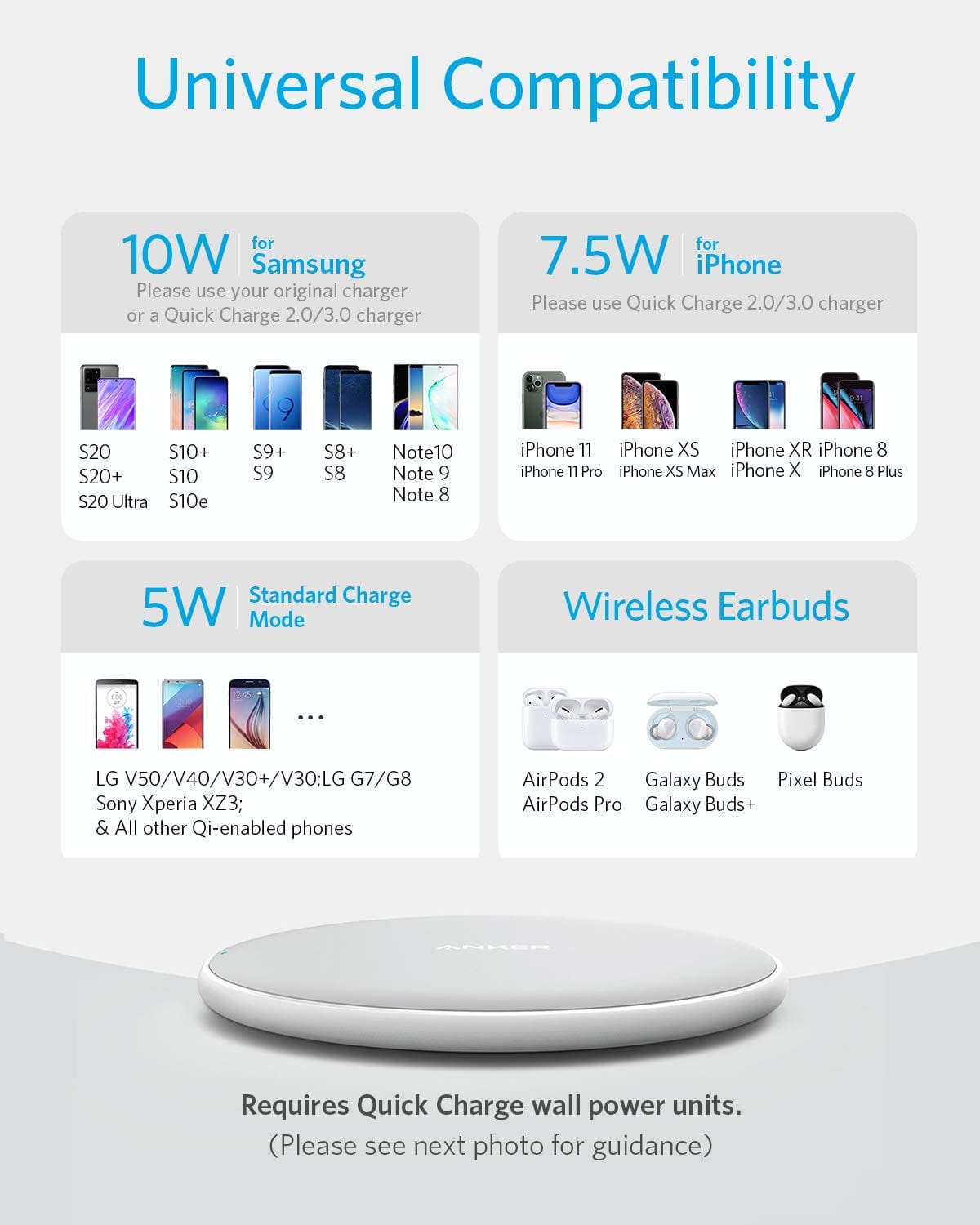 Anker <b>313</b> Wireless Charger (Pad) - A-1 Thread Vault