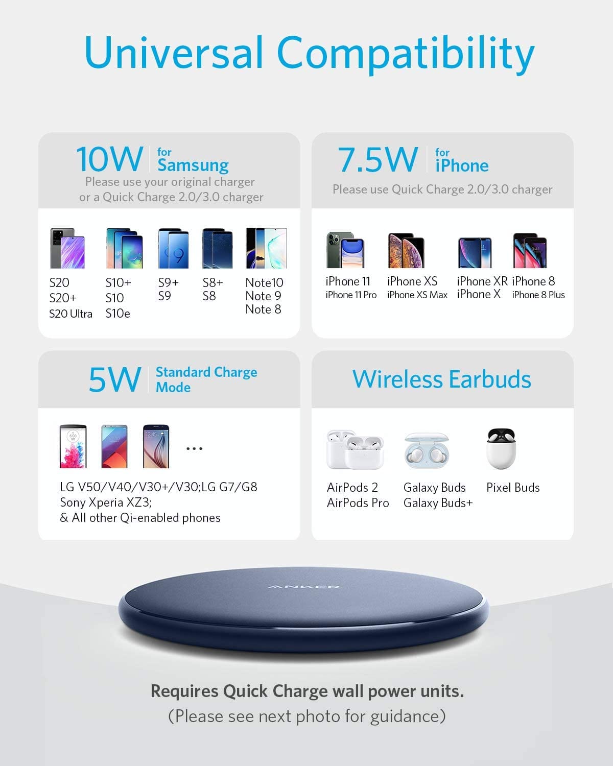 Anker <b>313</b> Wireless Charger (Pad) - A-1 Thread Vault