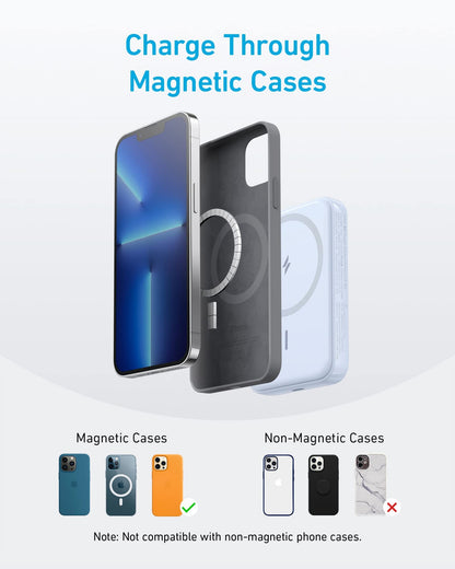 Anker <b>321</b> MagGo Battery (PowerCore Magnetic 5K) - A-1 Thread Vault