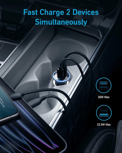Anker <b>323</b> Car Charger (52.5 W) - A-1 Thread Vault