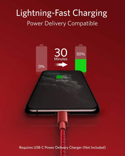 Anker <b>331</b> USB-C to Lightning Cable - A-1 Thread Vault