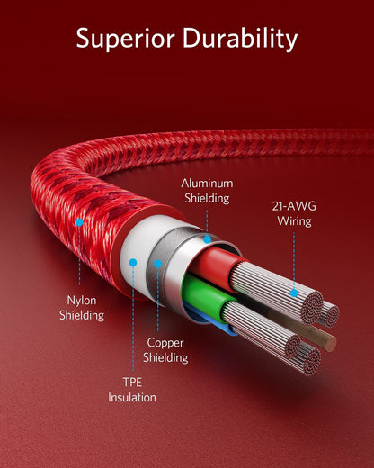 Anker <b>331</b> USB-C to Lightning Cable - A-1 Thread Vault