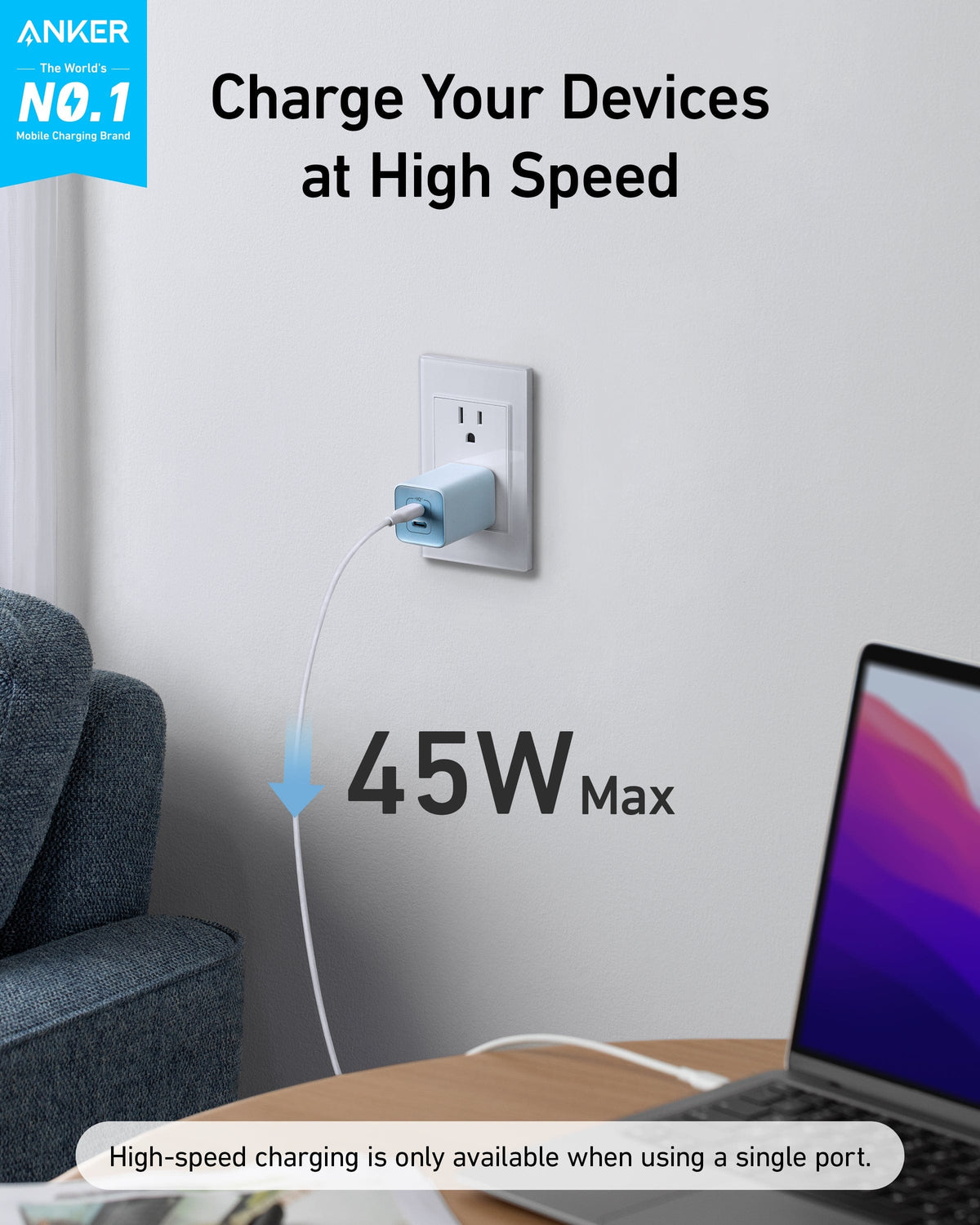 Anker <b>523</b> Charger (Nano 3, 47W) - A-1 Thread Vault