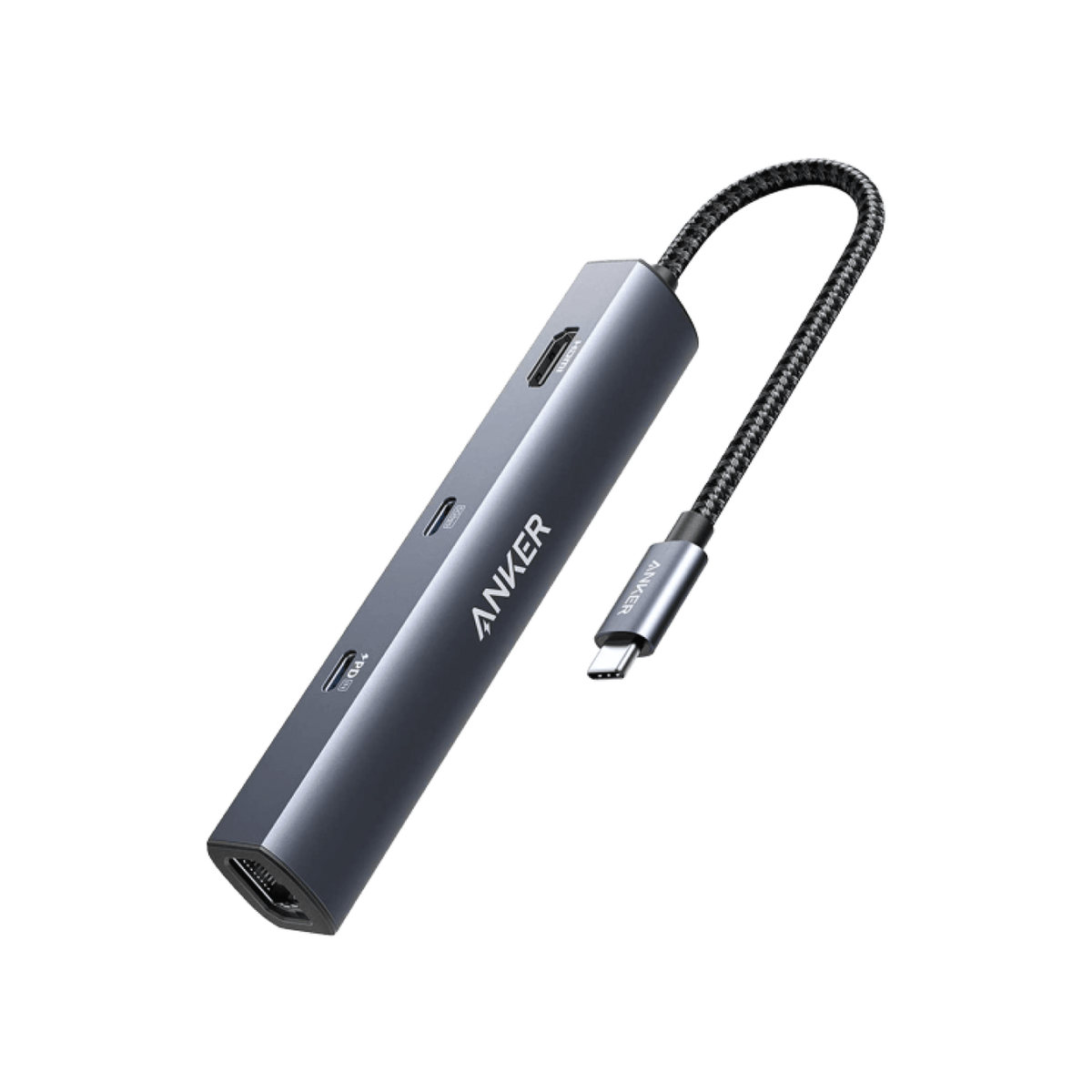 Anker <b>543</b> USB-C Hub (6-in-1, Slim) - A-1 Thread Vault