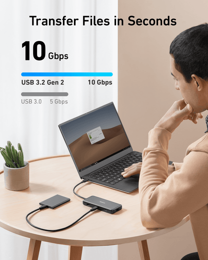 Anker <b>555</b> USB-C Hub (8-in-1) - A-1 Thread Vault