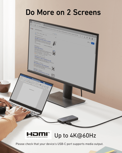 Anker <b>555</b> USB-C Hub (8-in-1) - A-1 Thread Vault