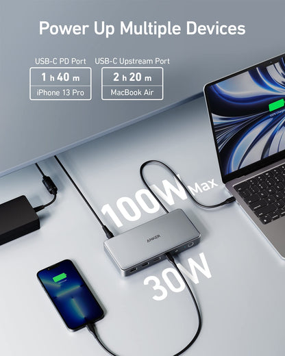 Anker <b>563</b> USB-C Docking Station (10-in-1) - A-1 Thread Vault