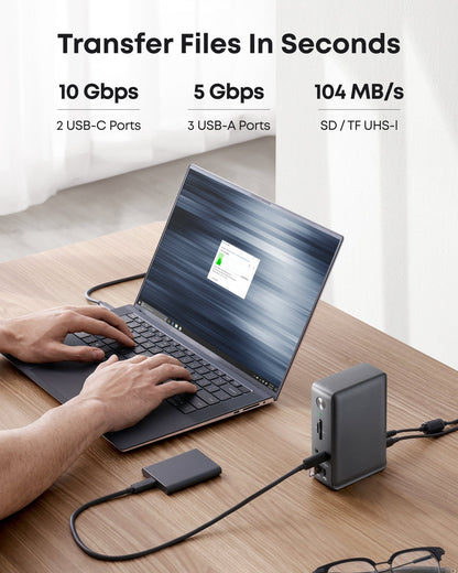 Anker <b>575</b> USB-C Docking Station (13-in-1) - A-1 Thread Vault