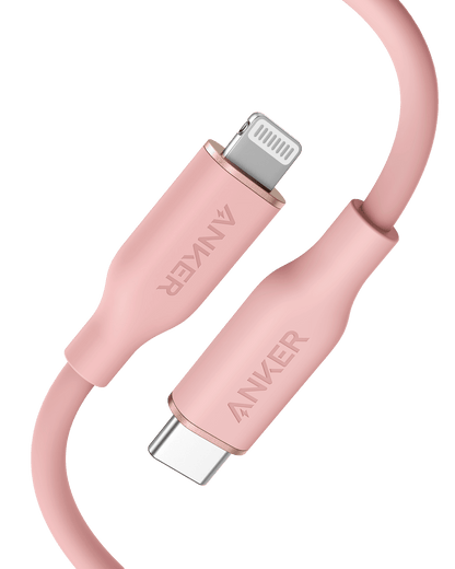 Anker <b>641</b> USB-C to Lightning Cable (Flow, 3 ft Silicone) - A-1 Thread Vault