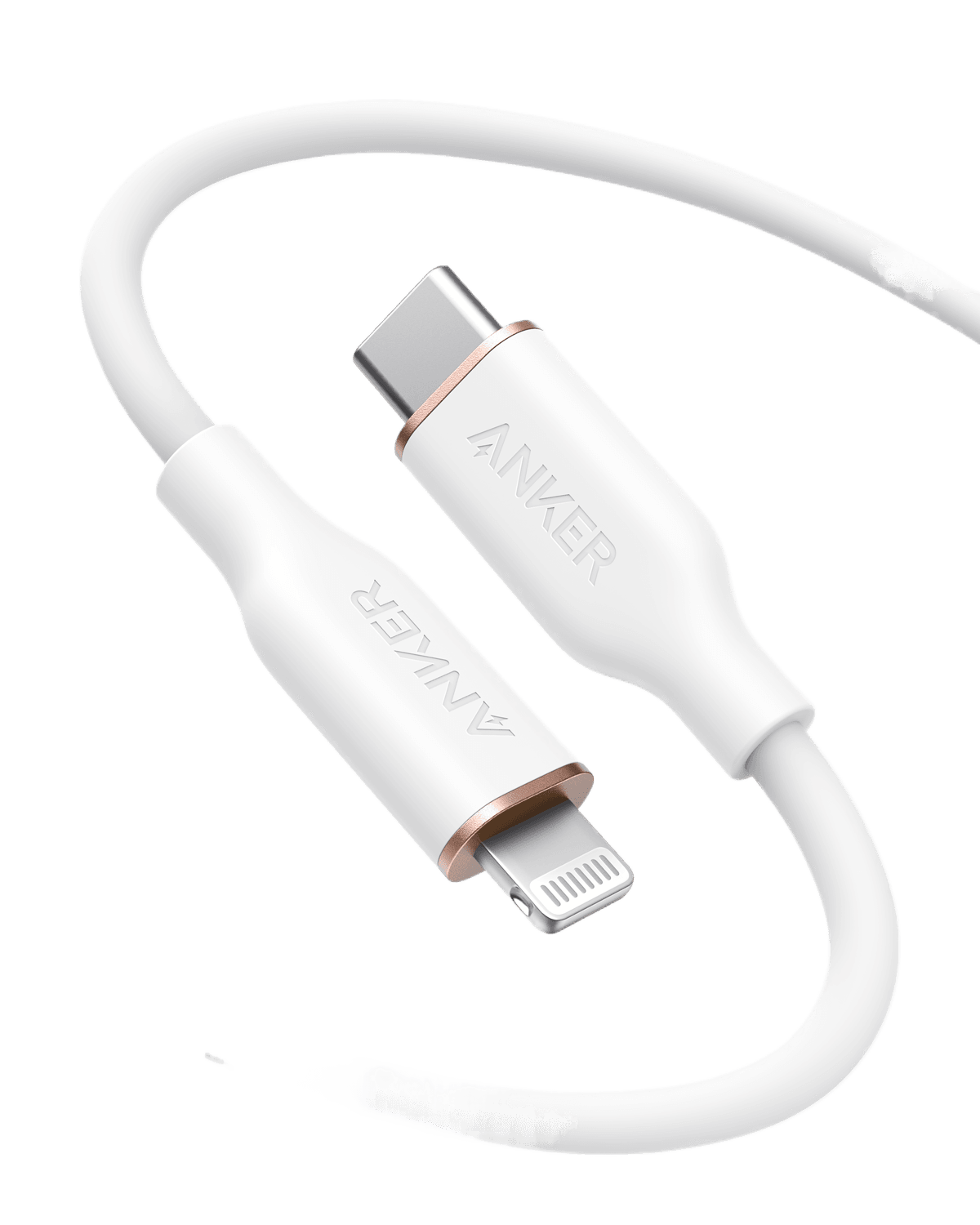 Anker <b>641</b> USB-C to Lightning Cable (Flow, 3 ft Silicone) - A-1 Thread Vault