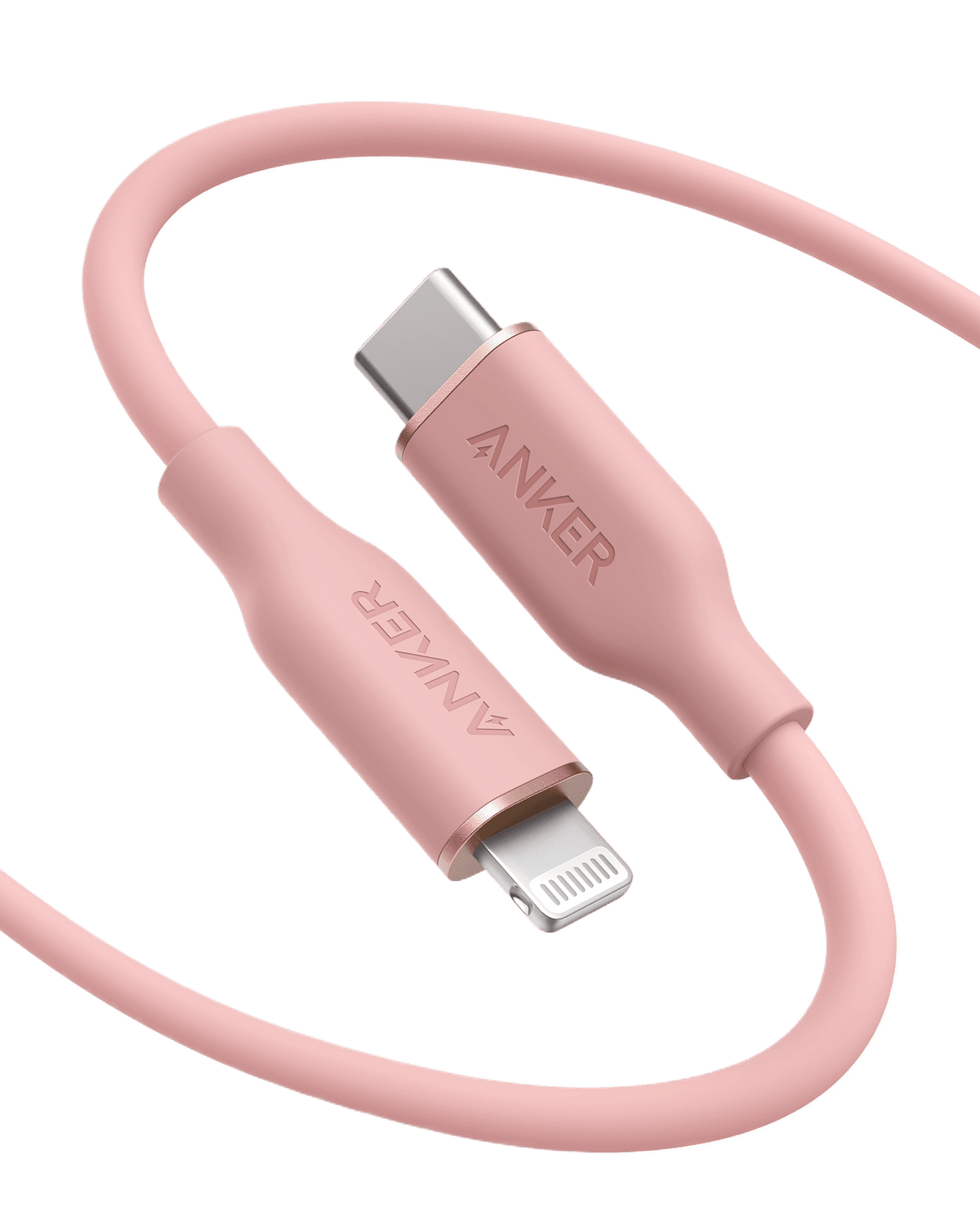 Anker <b>641</b> USB-C to Lightning Cable (Flow, 3 ft Silicone) - A-1 Thread Vault