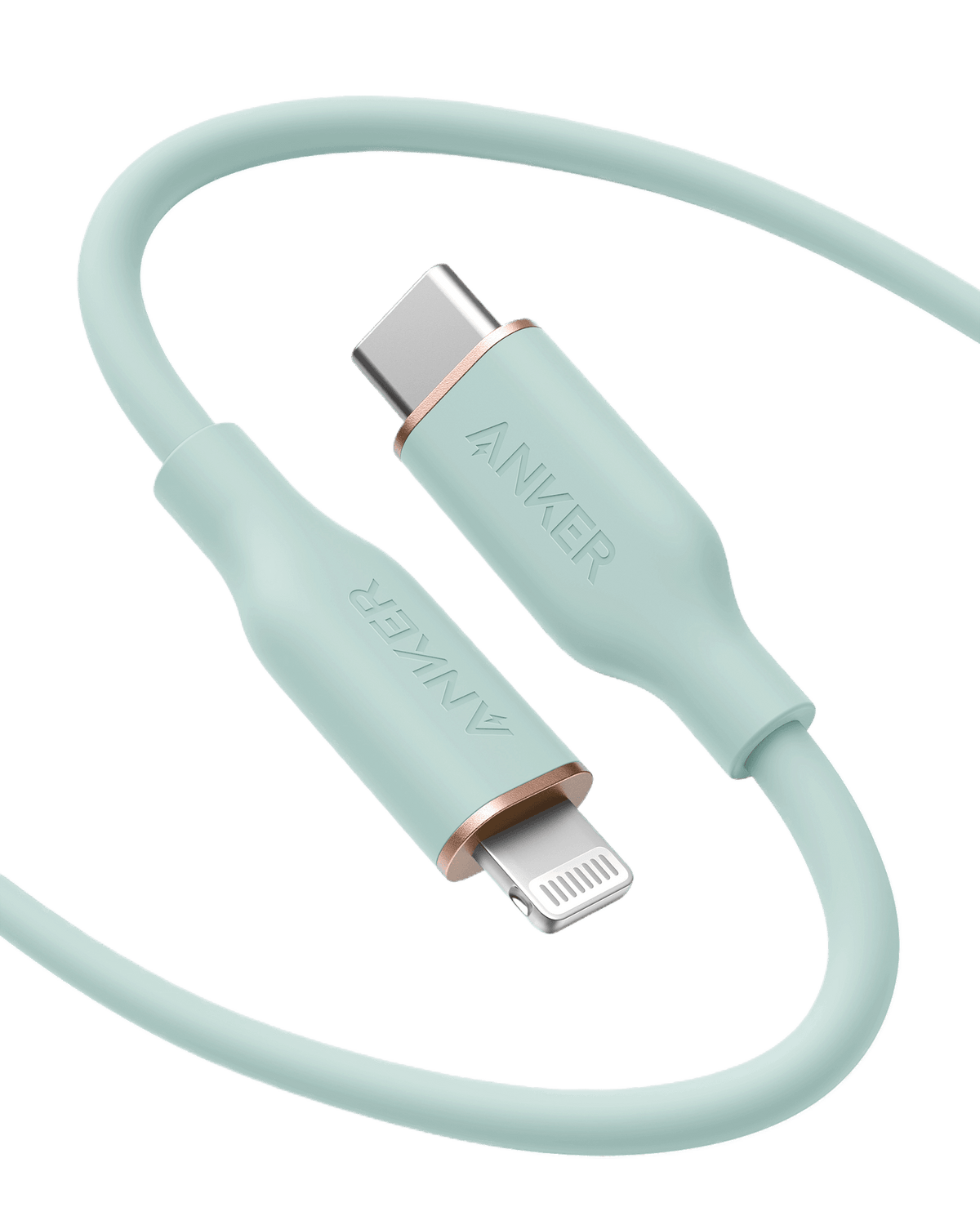 Anker <b>641</b> USB-C to Lightning Cable (Flow, 3 ft Silicone) - A-1 Thread Vault