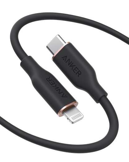 Anker <b>641</b> USB-C to Lightning Cable (Flow, Silicone) - A-1 Thread Vault