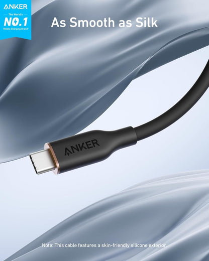 Anker <b>643</b> USB-C to USB-C Cable (Flow, Silicone) - A-1 Thread Vault
