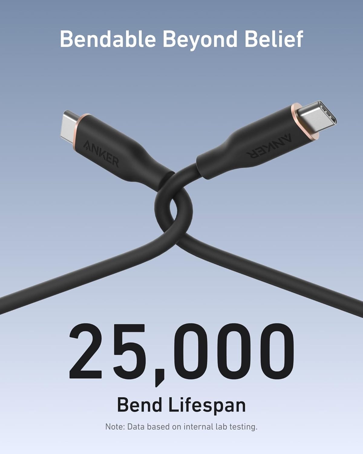 Anker <b>643</b> USB-C to USB-C Cable (Flow, Silicone) - A-1 Thread Vault