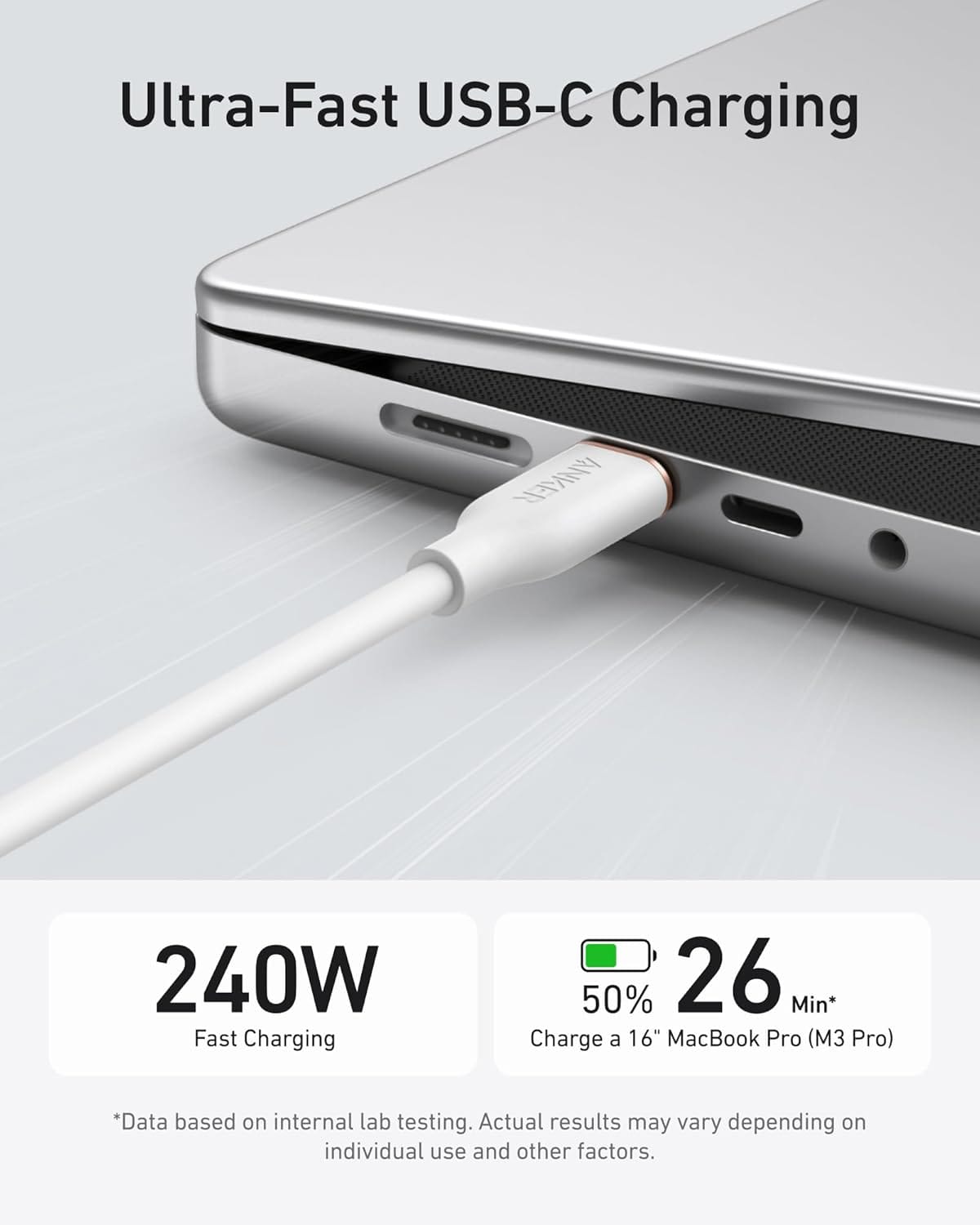 Anker <b>643</b> USB-C to USB-C Cable (Flow, Silicone) - A-1 Thread Vault