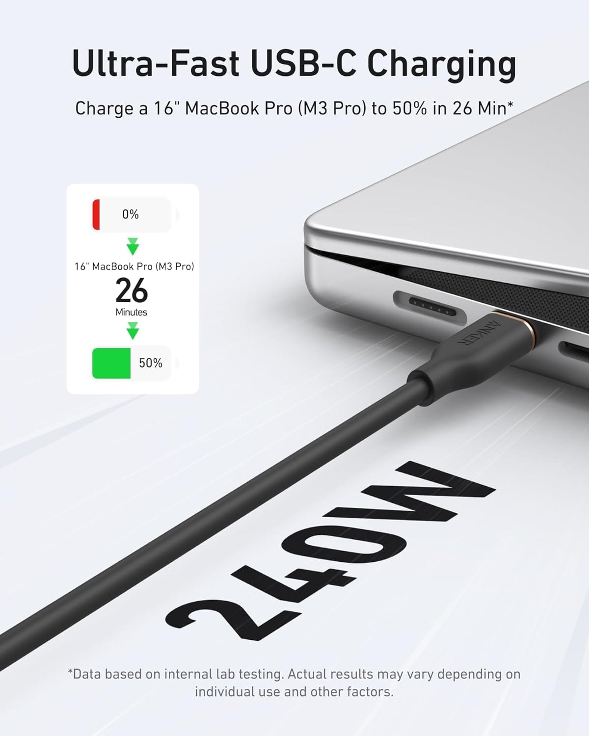 Anker <b>643</b> USB-C to USB-C Cable (Flow, Silicone) - A-1 Thread Vault