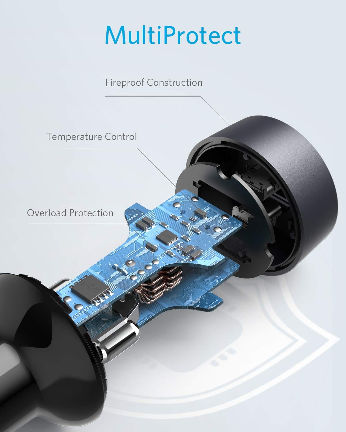 Anker <b>PowerDrive III</b> Duo USB-C Car Charger - A-1 Thread Vault