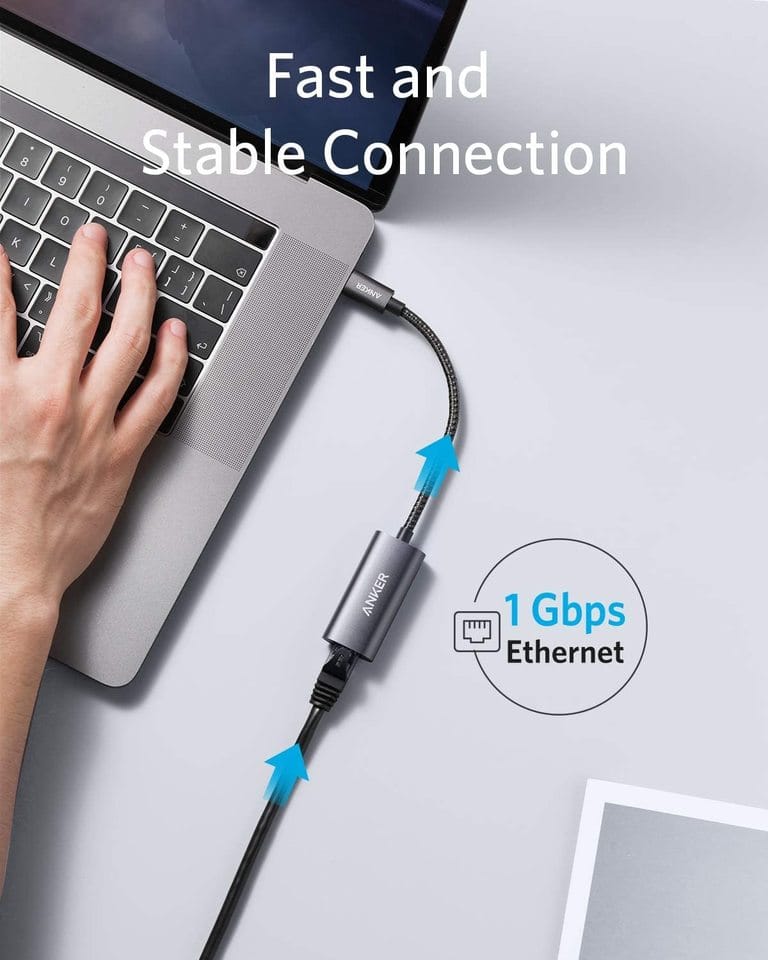 Anker <b>PowerExpand</b> USB-C to Gigabit Ethernet Adapter - A-1 Thread Vault