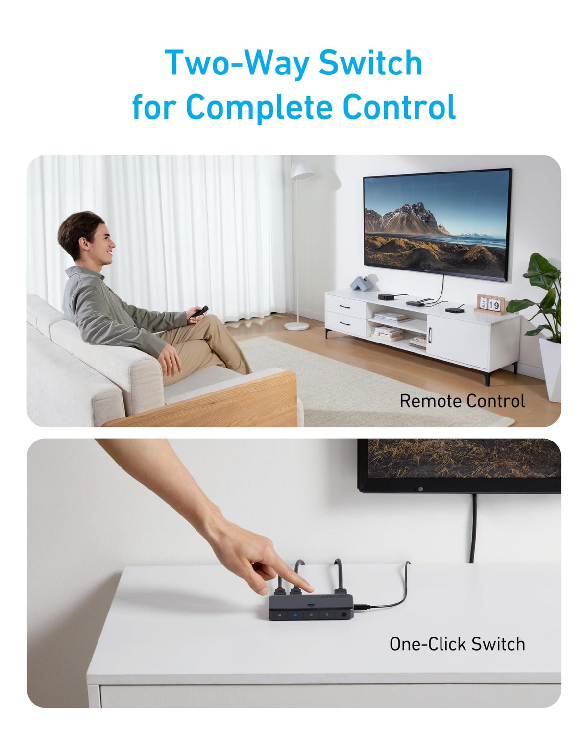 Anker HDMI Switch (4 in 1 Out, 4K HDMI) - A-1 Thread Vault