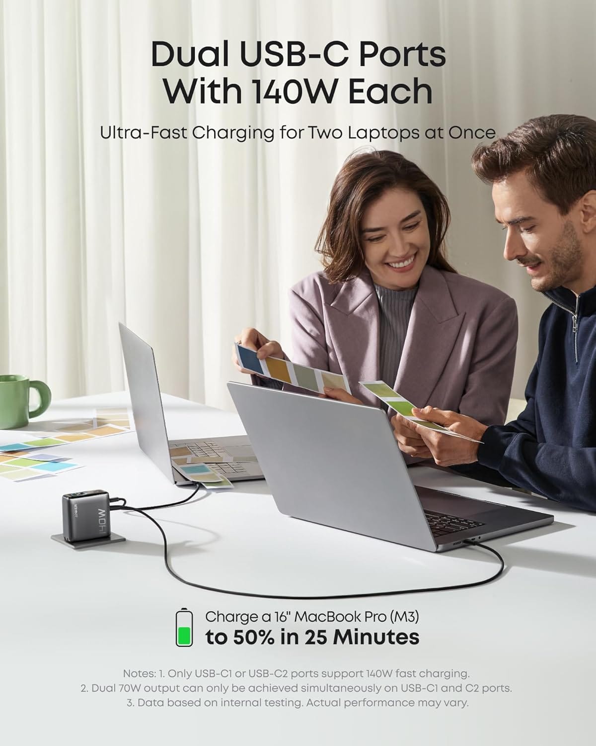 Anker Laptop Power Bank (25K, 165W, Built-In and Retractable Cables) - A-1 Thread Vault