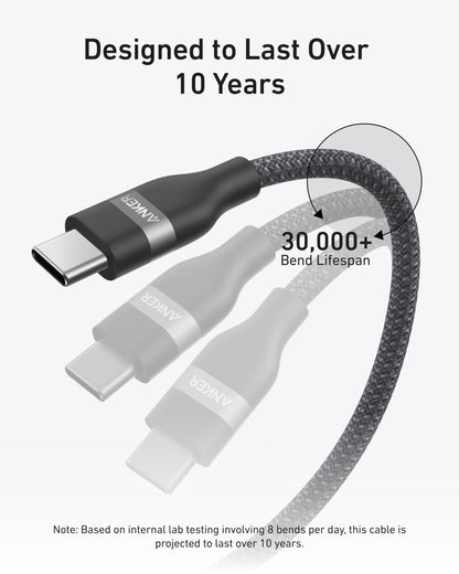 Anker Laptop Power Bank (25K, 165W, Built-In and Retractable Cables) - A-1 Thread Vault