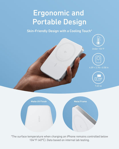 Anker MagGo Power Bank (10K, Slim) - A-1 Thread Vault