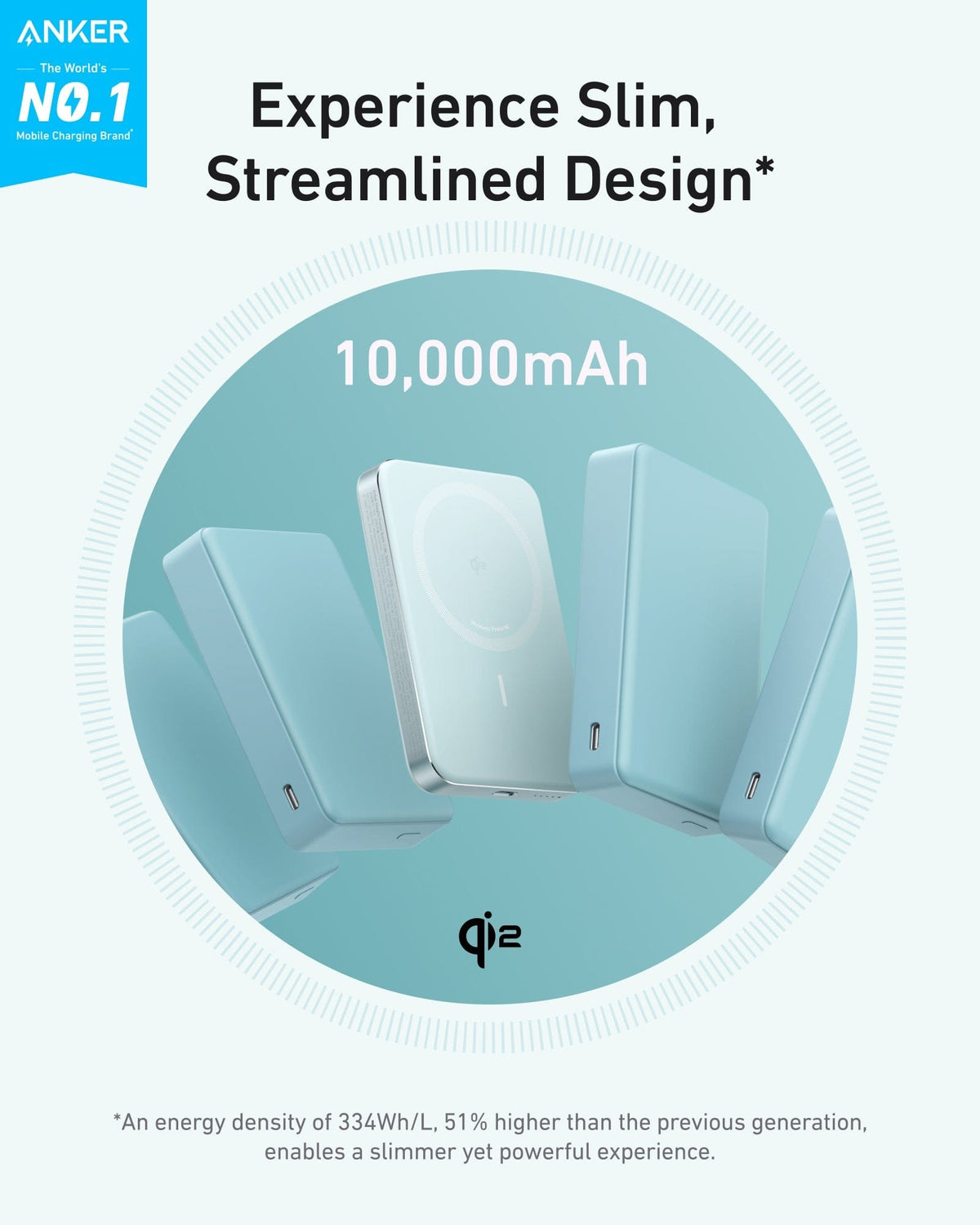 Anker MagGo Power Bank (10K, Slim) - A-1 Thread Vault