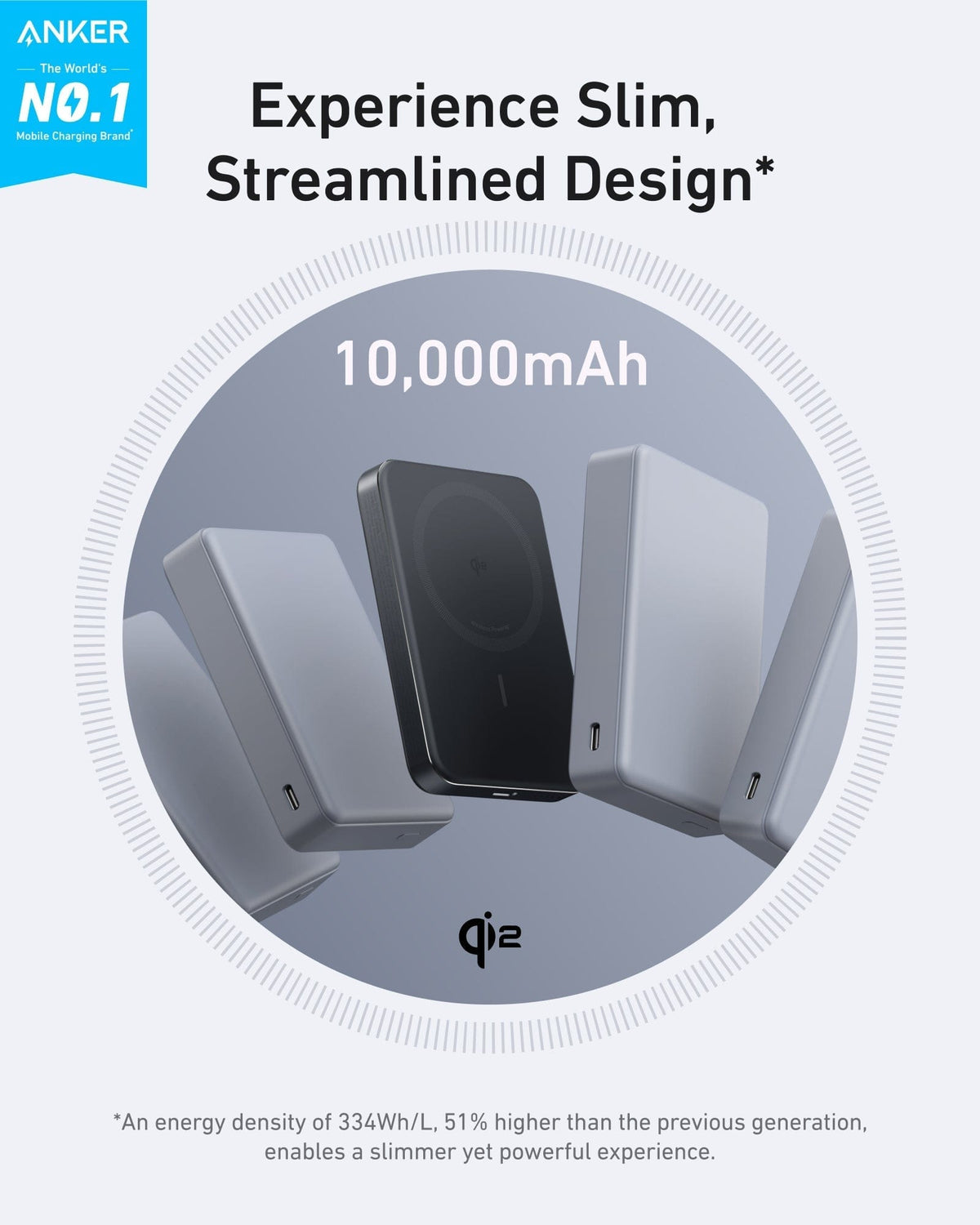 Anker MagGo Power Bank (10K, Slim) - A-1 Thread Vault