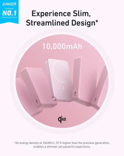 Anker MagGo Power Bank (10K, Slim) - A-1 Thread Vault