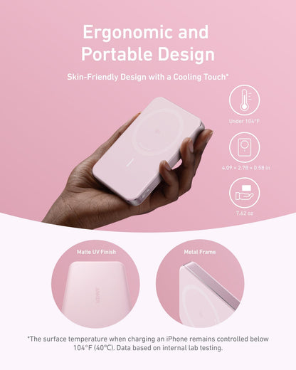 Anker MagGo Power Bank (10K, Slim) - A-1 Thread Vault