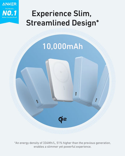 Anker MagGo Power Bank (10K, Slim) - A-1 Thread Vault