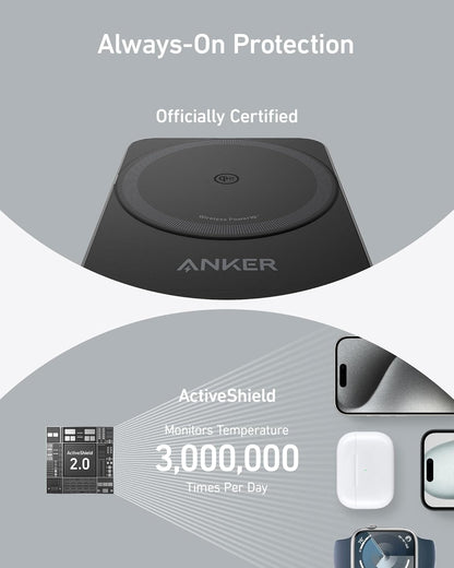Anker MagGo Wireless Charging Station (Foldable 3-in-1) - A-1 Thread Vault