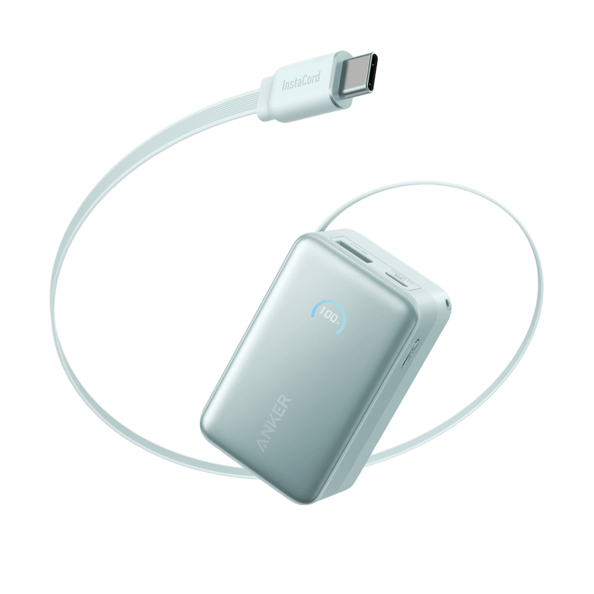 Anker Nano Power Bank (10K, 45W, Built-In Retractable USB-C Cable) - A-1 Thread Vault
