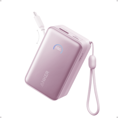 Anker Nano Power Bank (10K, 45W, Built-In Retractable USB-C Cable) - A-1 Thread Vault